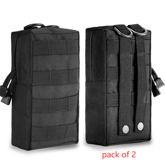 Molle Pouches EDC Utility Pouch Gadget Gear Bag Military Vest Waist Pack Water-Resistant Compact Bag