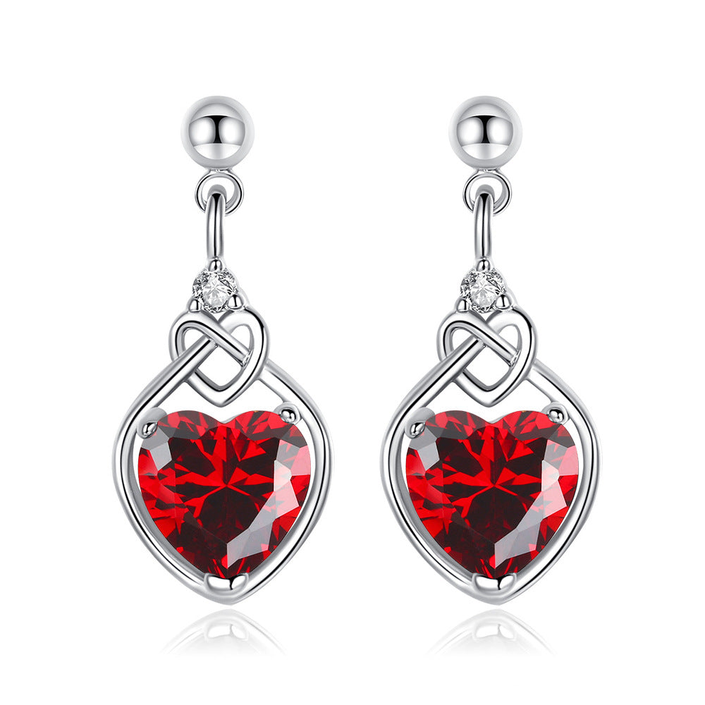 Heart-Shaped Ruby Jewelry Suit