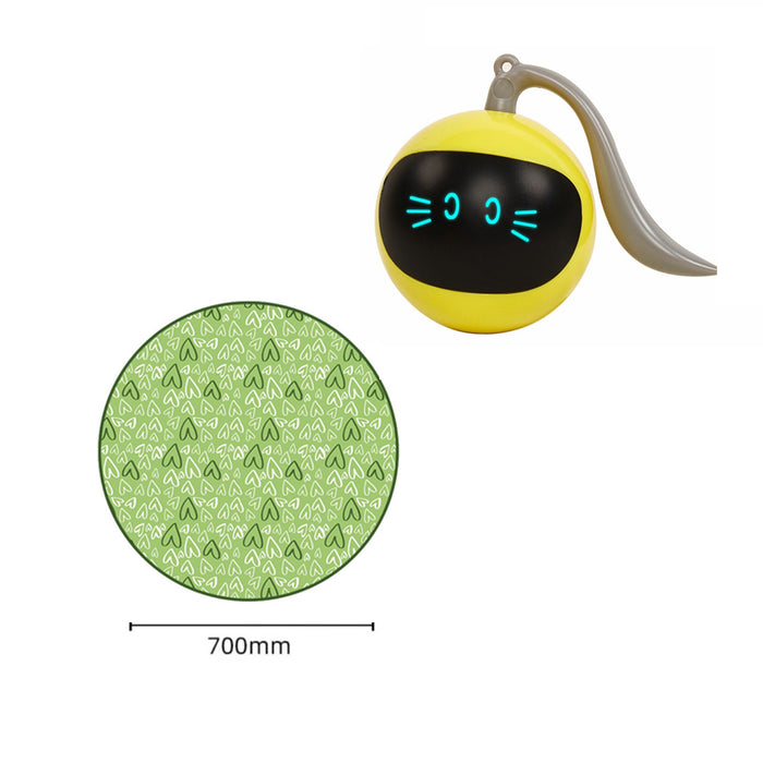 Automatic Funny Cat Toys Electric Motion Undercover Moving Bouncing Rolling Ball Interactive Toy for Indoor Cat Kitty Pet Toy