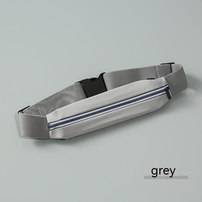 Men'S and Women'S Outdoor Sports Waist Bag Gym Bag Waterproof Storage Bag Sports Bag Invisible Ultra-Thin Mini Small Waist Bag