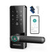 [US Direct]  L40 Smart Door Bluetooth Lock Fingerprint/App Password Key IC Card Unlock Intelligent Anti-Theft Door Lock IP54 Home Lock Work with Alexa Google Assistant