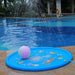100CM Outdoor Inflatable Water Splash Play Pool Playing Sprinkler Mat Yard Family Funny Kids Toys