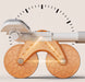 Male and Female Household 2 in 1 Exercise Belly Wheel Indoor Fitness Sports