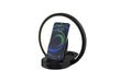 Night Lights Lamp Bluetooth Speaker Table Light with 10W Wireless Charger USB Port Phone Holder with Dynamic Color