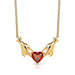 Fashion Red Gemstone Ladies Necklace Pendant