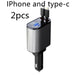 Metal Car Charger 100W Super Fast Charging Car Cigarette Lighter USB and TYPE-C Adapter