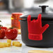 Prevent Overflow Practical Kitchen Gadgets Finger Shaped Pot Covers Anti-Overflow Lifting Soup Spoon Shelf Holder Spoon Rests