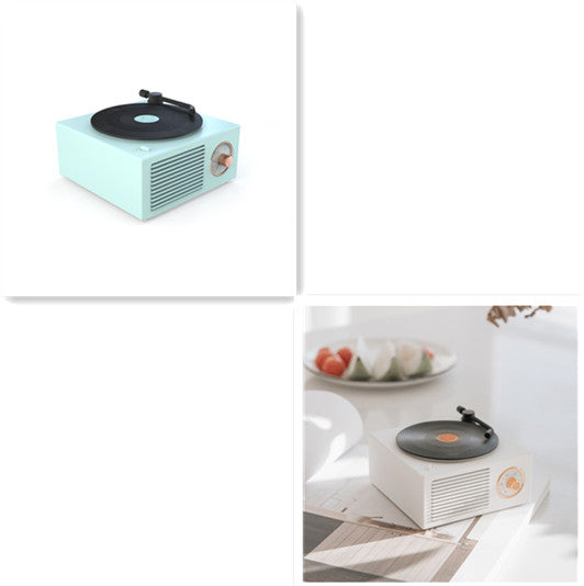 Wireless Mini Portable Retro Phonograph Bluetooth Speaker