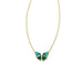 Stainless Steel Necklace Crystal Pendant