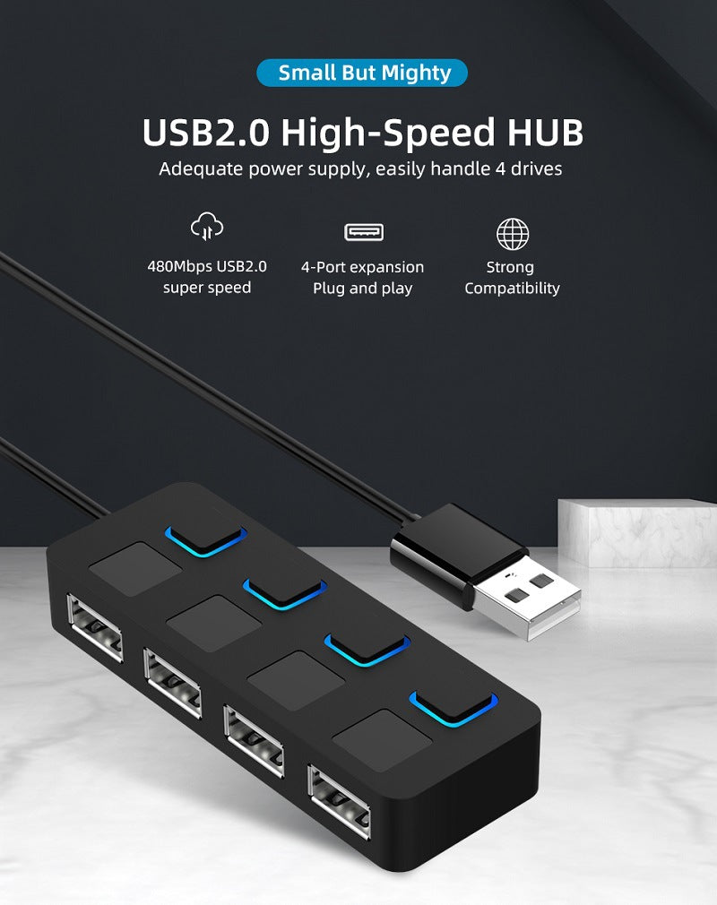 HUB Hub Multi-Usb Splitter 4-Port Extender