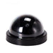 Black Plastic Smart Indoor Outdoor Dummy Home Dome Fake CCTV Security Camera with Flashing Red LED Light