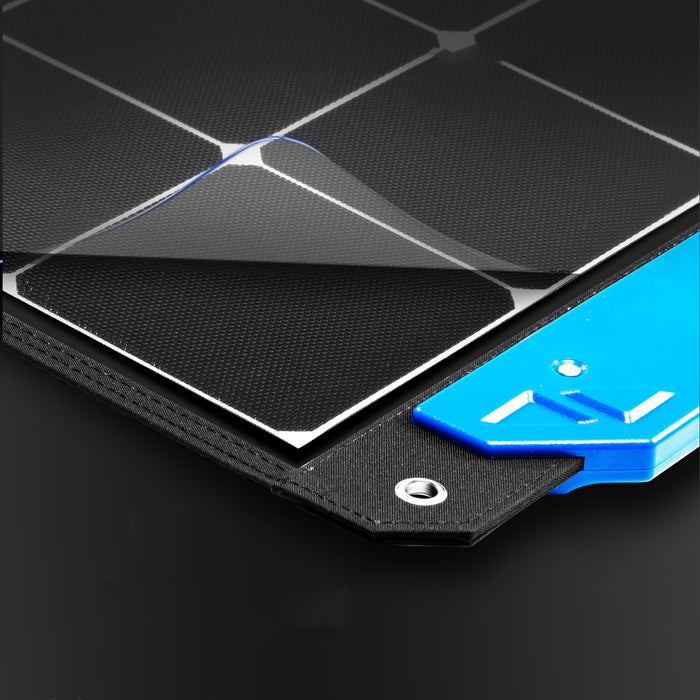 [US Direct] ATEM POWER AP-SPSP-UFA 100W Portable Solar Panel Monocrystalline Solar Cells Foldable Suitcase Solar Charger Compatible with Generators Power Station for RV Outdoor Camping