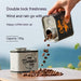 Coffee Bean Sealed Cans Outdoor Camping Tinplate Box Food Grade Packaging Storage Fresh-Keeping Breathing Iron Cans