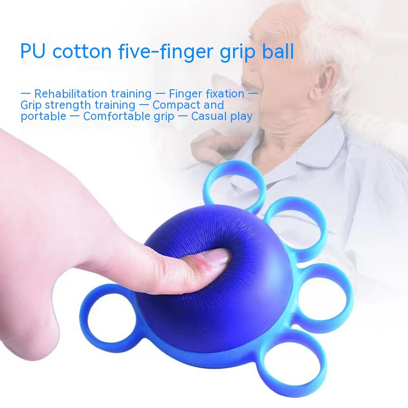 Four-Finger Thorn Ball Primary Grip Training Soft Ball Massage Ball