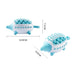 Phedgehog Shape Dog Toy Leaking Food Toys for Small Large Dogs Cat Chewing Toys Pet Tooth Cleaning Indestructible Puppy Toys Ball Molar Tooth Cleaning Stick