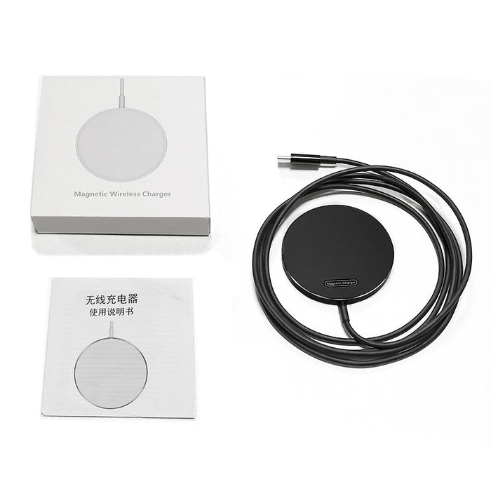 Transparent Magnetic Wireless Charger Phone Electrical Desktop round Fast