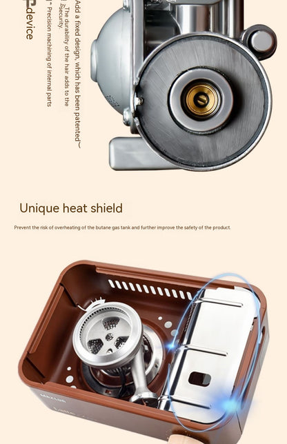 Portable Gas Stove Outdoor Mini Windproof Hot Pot Portable Camping