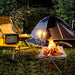 42X42X32Cm Portable Fire Pit Outdoor Camping Small Size Collapsing Steel Mesh Fireplace Foldable Camping Backyard Beach Wood Burning Barbecue