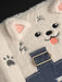 Cute Denim Plush Samoyed Puppy Album