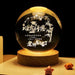 Luminous Starry Sky and Planets Moon Moon Crystal Ball Small Night Lamp Projection Ambience Light Creative Gift New Strange Gift