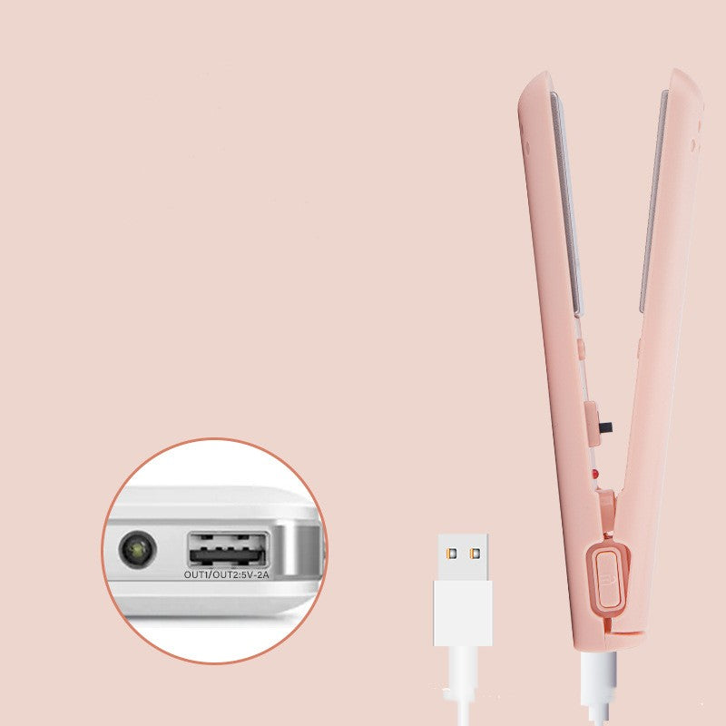 USB Portable Dormitory Available Wireless Hair Straighteners