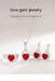 Heart-Shaped Ruby Jewelry Suit