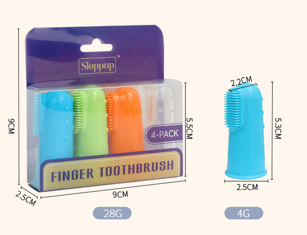 Pet Finger Toothbrush Cat Dog