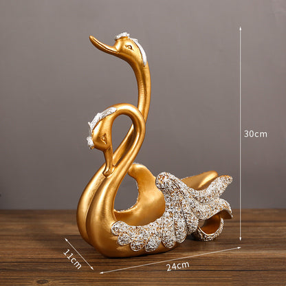 Light Luxury Swan Wine Rack High-End Creative Handicraft Ornaments