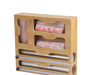 Bamboo Plastic Wrap Creative Kitchen Food Freshness Protection Package Cutting Drawer Storage Box