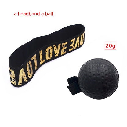 Head Worn Boxing Ball for Stress Reduction Weight Loss