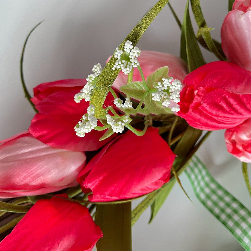 Fruit Bead Tulip Decorative Wreath Garland