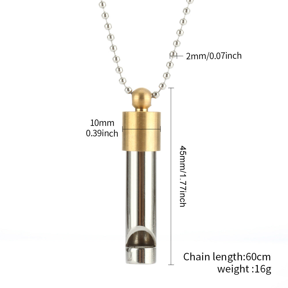 Pendant Whistle Blow Adjustment Breathing Decompression