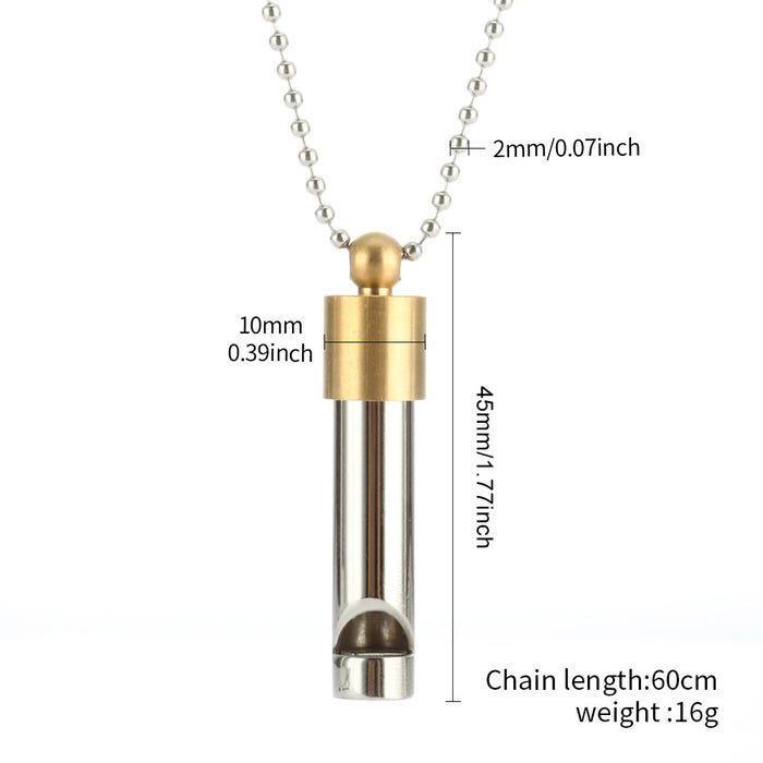 Pendant Whistle Blow Adjustment Breathing Decompression