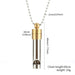 Pendant Whistle Blow Adjustment Breathing Decompression