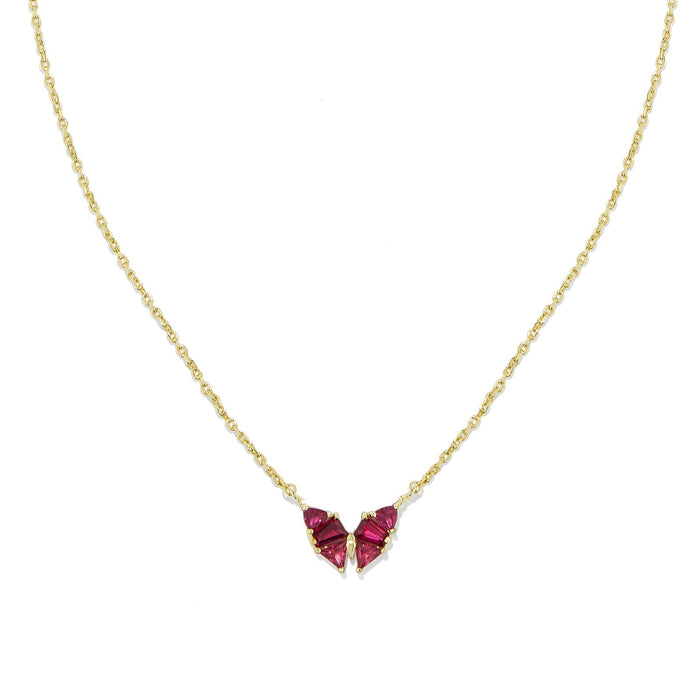 Stainless Steel Necklace Crystal Pendant