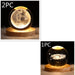 Luminous Starry Sky and Planets Moon Moon Crystal Ball Small Night Lamp Projection Ambience Light Creative Gift New Strange Gift