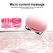 Portable Facial Micro-Current Beauty Instrument for Lifting Thinning and Reducing Edema with Double Roller Massager