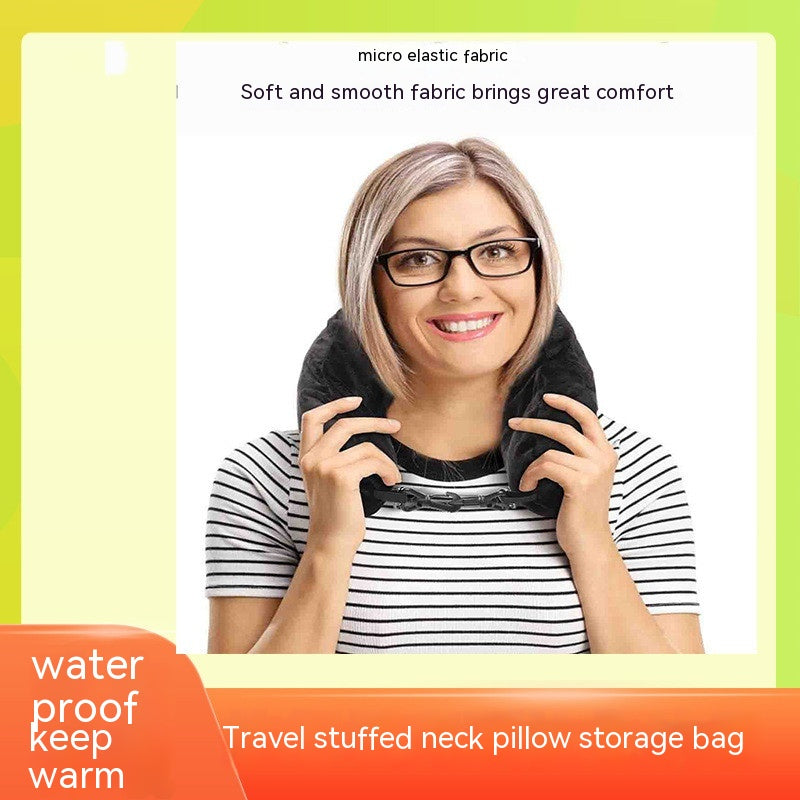 Refillable Travel Neck Pillowcase Buggy Bag