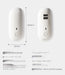 Oval Small Night Lamp with Dual USB Charging Port Remote Control Timing Plug-In Wall