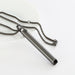Adjustable Breathing Necklace and Breathing Ring Relieve Pressure Ornament Stainless Steel Decompression Jewelry