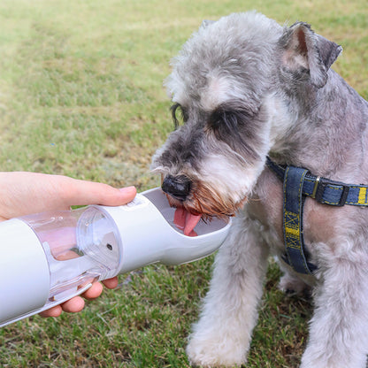 Pet Dog Go Out Mug with Garbage Bag Water Cup Pets Supplies