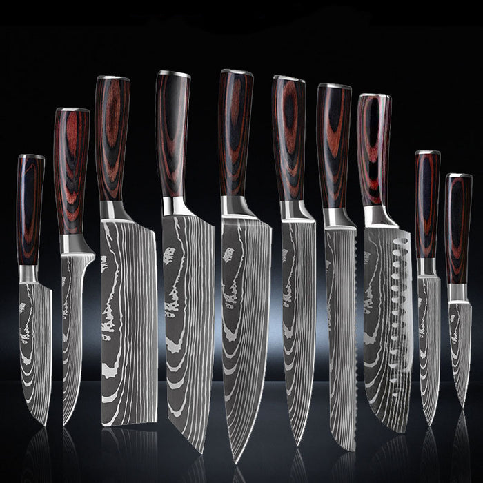 6 Piece Set 8 Piece Set 10 Piece Set Knife Chef'S Knife Chef'S Knife Kitchen Knife Cooking