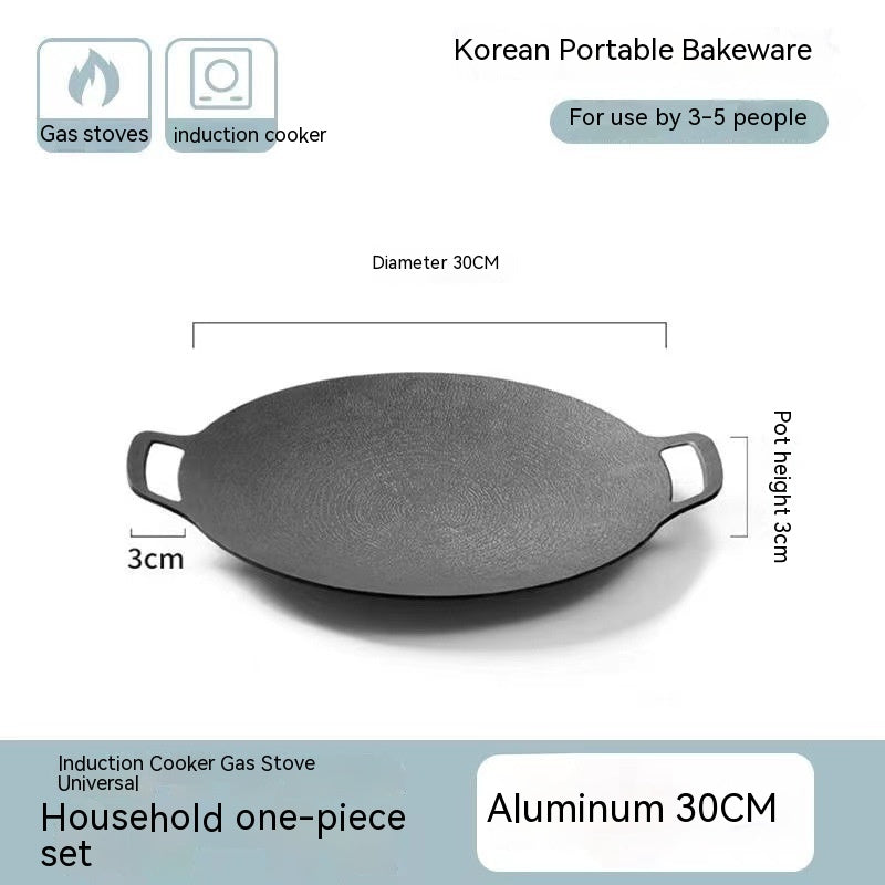 Home Medical Stone Barbecue Plate Outdoor Camping