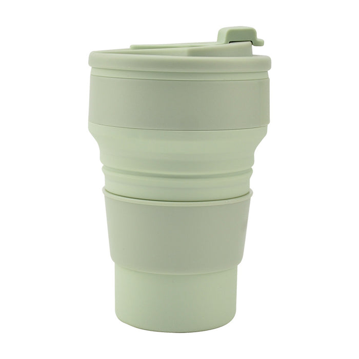 Kitchen Gadgets Folding Cup Collapsible Mug with Cover Coffee Travel Outdoors Portable Water Drinking Tea Cups