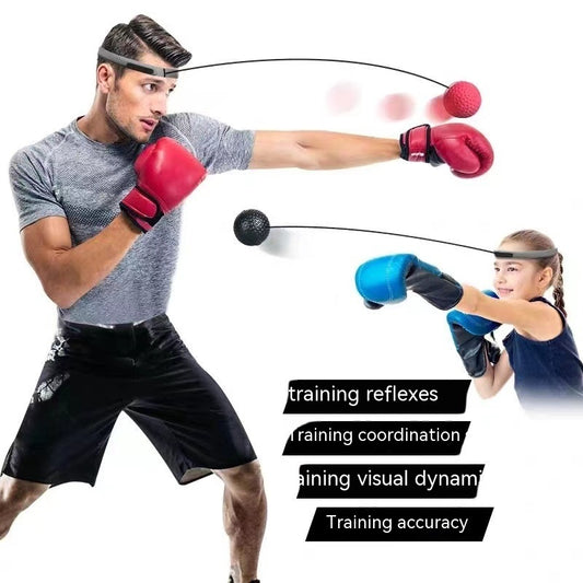 Head Worn Boxing Ball for Stress Reduction Weight Loss