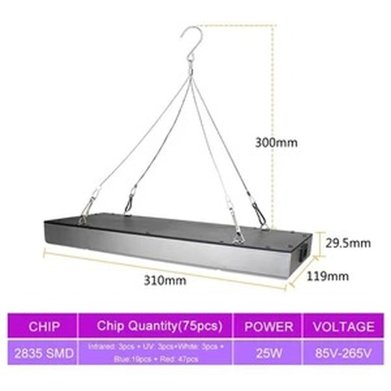 LED Plant Supplement Light for Growing Seedlings in Greenhouses