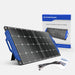 [US Direct] ATEM POWER AP-SPSP-UFA 100W Portable Solar Panel Monocrystalline Solar Cells Foldable Suitcase Solar Charger Compatible with Generators Power Station for RV Outdoor Camping