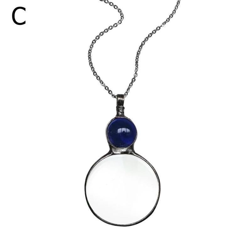 New Mother'S Day Magnifying Glass Pendant Necklace