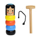 Immortal Daruma Unbreakable Wooden Man Magic Toy Magic Tricks Close up Stage Magic Props Comedy Mentalism Toy Accessory