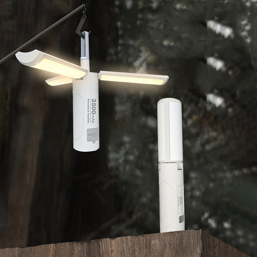Outdoor LED Camping Lamp Folding Light Type-C USB Function for Emergency Flashlight Lantern